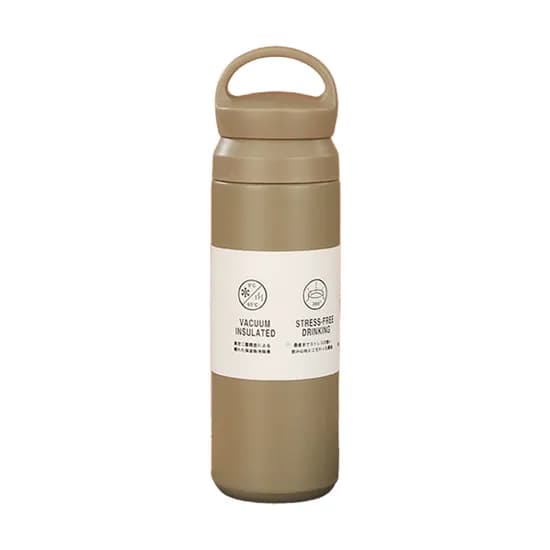 KKAEBIDA 보온 보냉 스텐 트래블 텀블러, 고리형, 올리브, 500ml, 1개