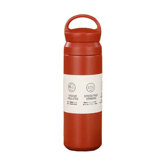 KKAEBIDA 보온 보냉 스텐 트래블 텀블러, 고리형, 레드, 500ml, 1개