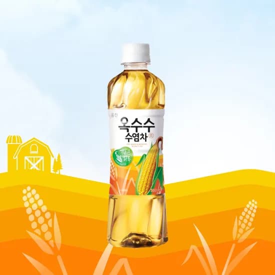 웅진 옥수수수염차, 500ml, 20개
