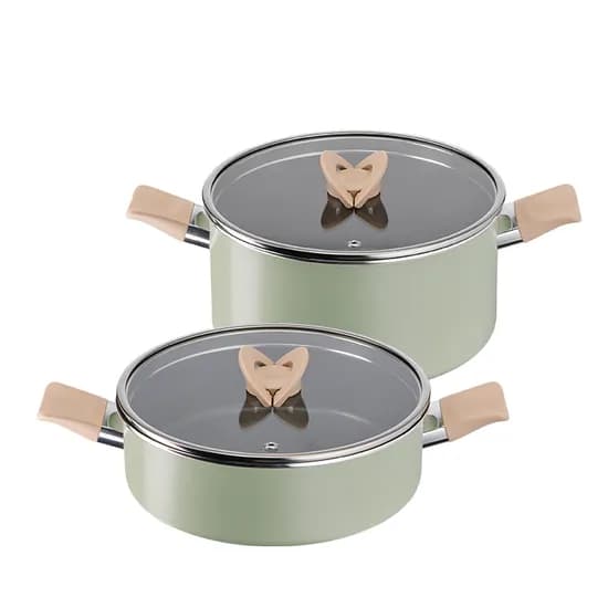 테팔 인덕션 블라썸민트 냄비 2종세트 양수 24cm 1개 외 전골 24cm 1개 79,900원