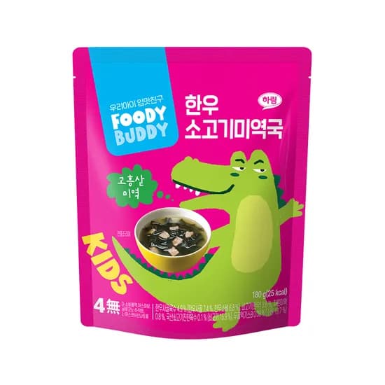 하림 푸디버디 한우 소고기미역국, 180g