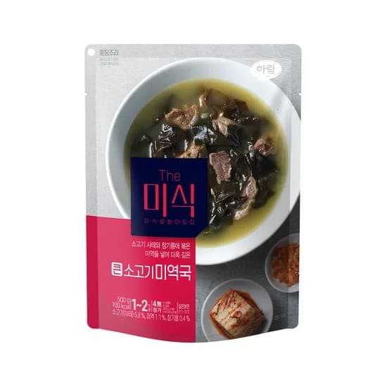 하림 The미식 큰 소고기미역국, 500g, 1개