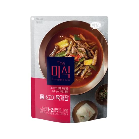 The미식 큰 소고기육개장, 500g