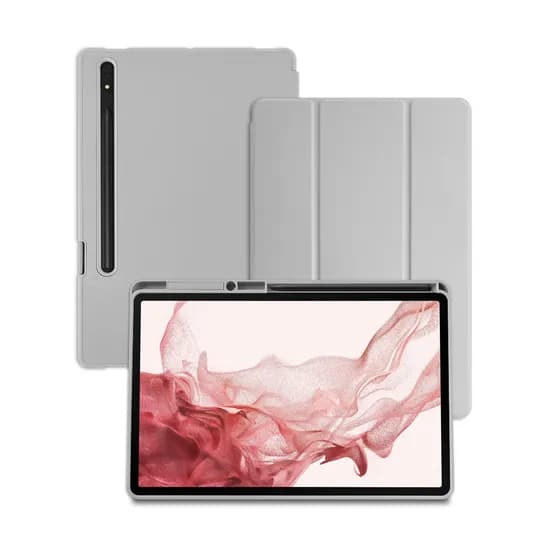 라이노핏 노블 케이스, 갤럭시탭 S7+ / S7 FE / S8+, 라이트 그레이, 1개