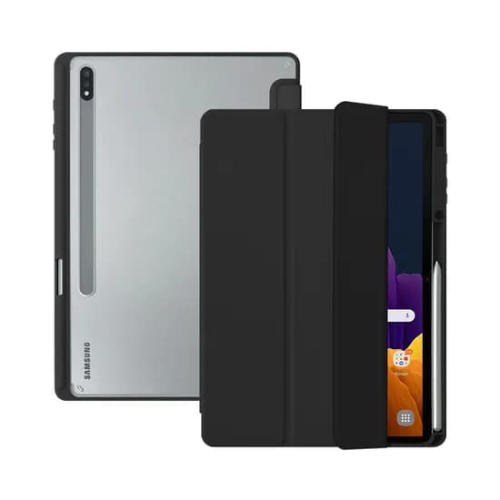 라이노핏 클리어쉴드 플러스 케이스, 갤럭시탭 S7+ / S7 FE / S8+, 블랙, 1개