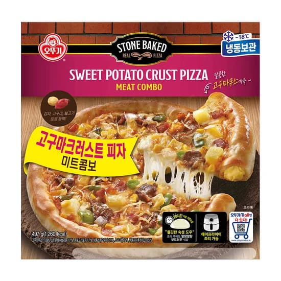 오뚜기 미트콤보 고구마크러스트 피자 497g 3개 1세트 21,100원