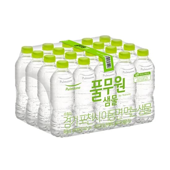 풀무원 샘물 생수 무라벨 500ml 80개