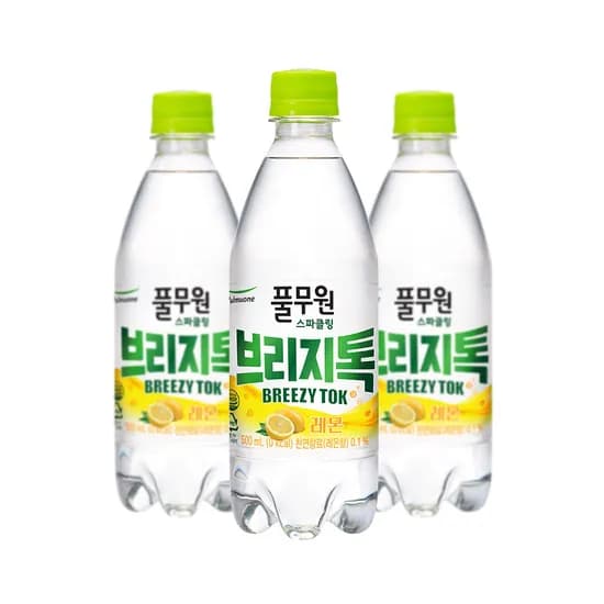 풀무원 스파클링 브리지톡 레몬, 500ml, 20개