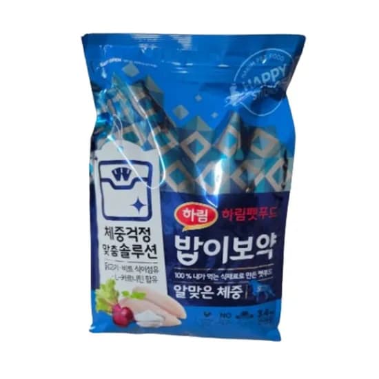 하림펫푸드 밥이보약 강아지 사료 알맞은 체중, 닭, 3.4kg, 1포