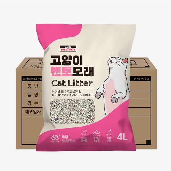 파미데이즈 벤토나이트 고양이모래, 고양이, 무향, 11.6kg, 1개