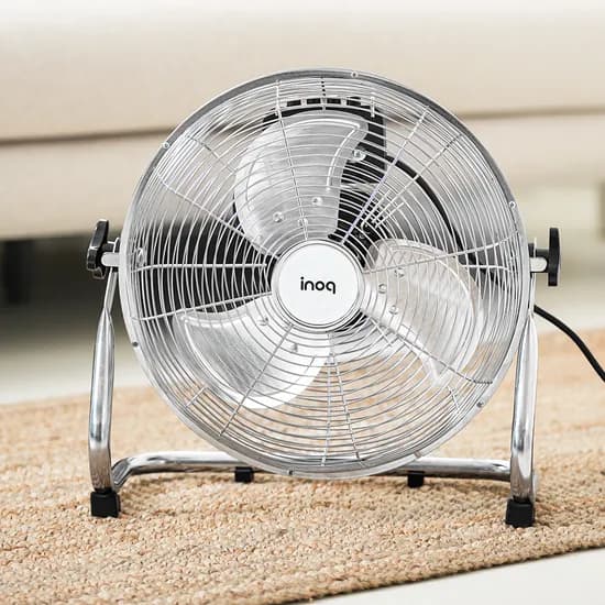 이노크아든 3단 중형 메탈크롬 공업용 업소용 선풍기 IA-BF1400N, 60W, 1개