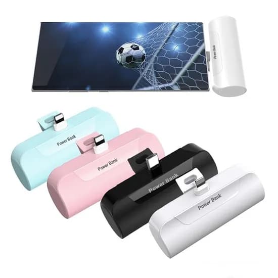 프리미엄 도킹형 보조배터리 5000mAh, 블랙, C타입, 1개