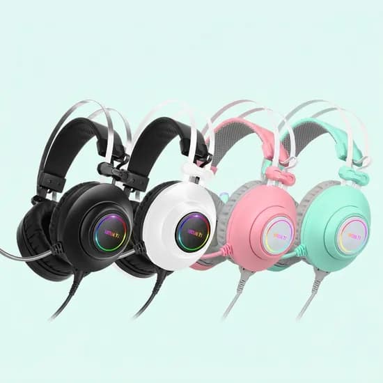 앱코 N550 ENC RGB 게이밍 헤드셋 화이트 1개
