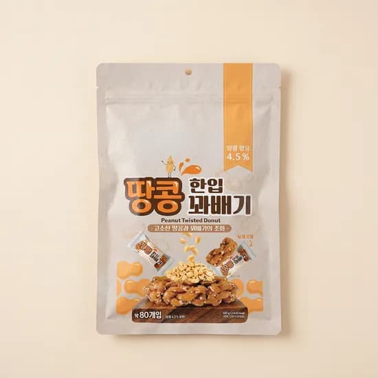 땅콩 한입 꽈배기 520g 3개