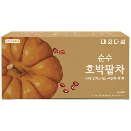 대한다업 순수 호박팥차, 1.5g, 100개입, 1개