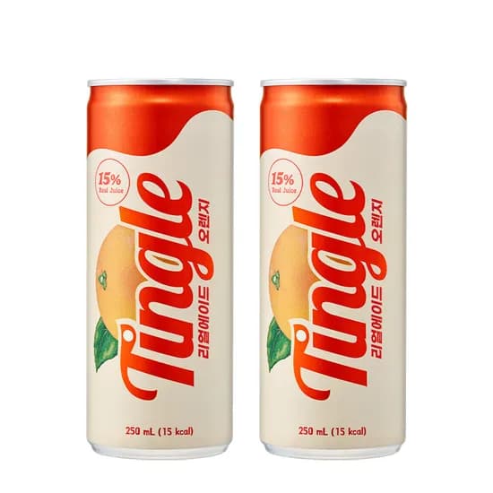 팅글 리얼에이드 오렌지, 250ml, 30캔