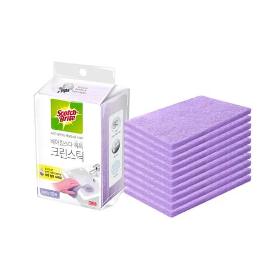 3M 스카치브라이트 크린스틱, 시트타입, 10매입, 1세트