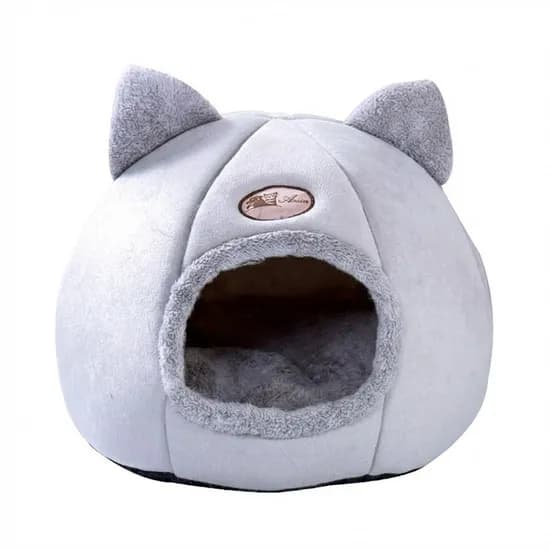 SAY COCOA 고양이 숨숨집 겨울냥이, 그레이, 1개