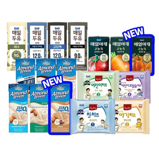 매일두유 고단백 190ml 48팩 (26,469원 / 무료)