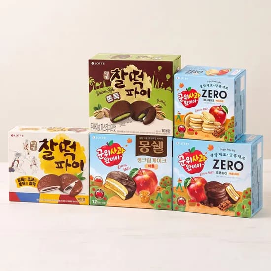 롯데 두바이 찰떡파이 300g x 3개 (16,929원 / 무료)
