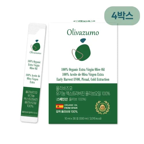 올리바즈모 유기농 엑스트라버진 올리브오일 스틱 10ml*30포입 x 4박스 (무료배송)