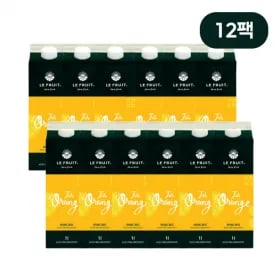 르프룻 오렌지 착즙주스 1L x 12팩 (1팩당 약 2,992원) (무료배송)