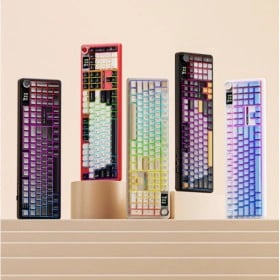 Aula 독거미 F108 pro 유무선 기계식 키보드 풀배열 핫스왑 블루투스 8000mAh 2.4G RGB (45,900원/무료)