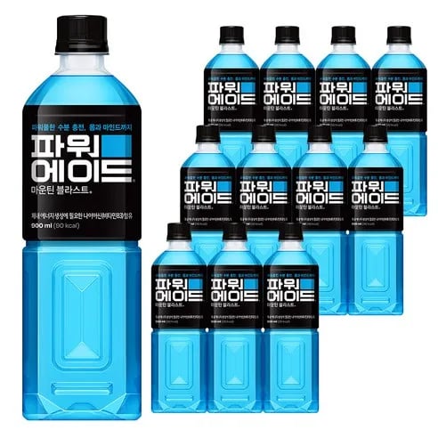 파워에이드 마운틴블라스트, 900ml, 12개 (10,800원/무료)