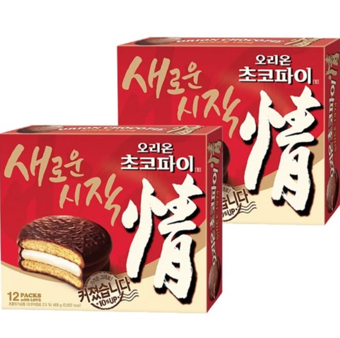 오리온초코파이 12p, 468g, 2개 (6,120원 / 와우무료)