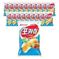 오리온 포카칩 오리지날, 66g, 20개 (19,000원/무료배송)
