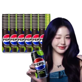 펩시제로 라임 210ml 60캔