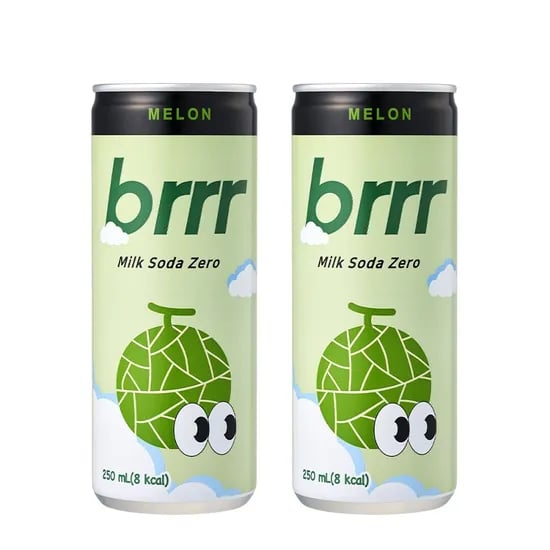 부르르 밀크소다 제로 메론 250ml X 30캔