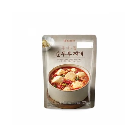 피코크 우리집 순두부찌개 500g x 5팩 (16,470원) (무료)