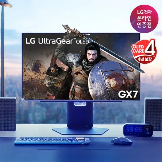 LG OLED 게이밍모니터 27GX700A, LG 4K 스마트모니터 스탠드 세트, 와이드 모니터 외 다양 1개