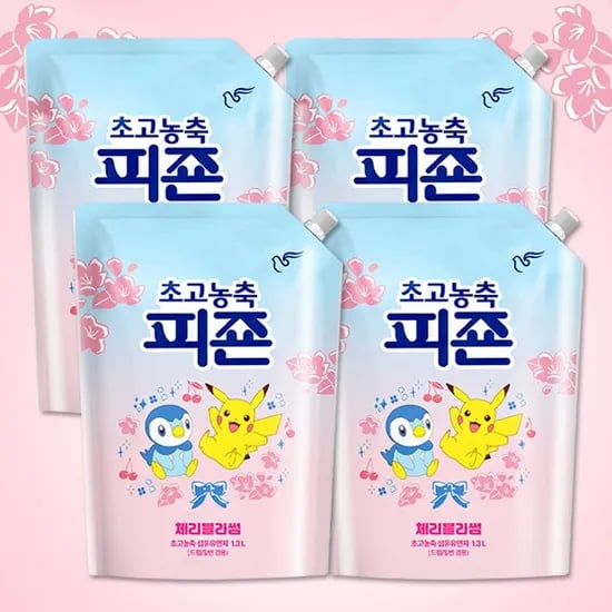 초고농축 피죤 체리블라썸 섬유유연제 1.3L 4개 9,410원