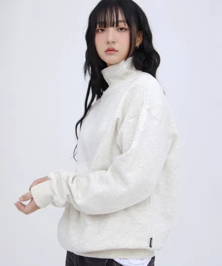 무신사 1989스탠다드 베이직 오버핏 기모 목폴라 9,980원