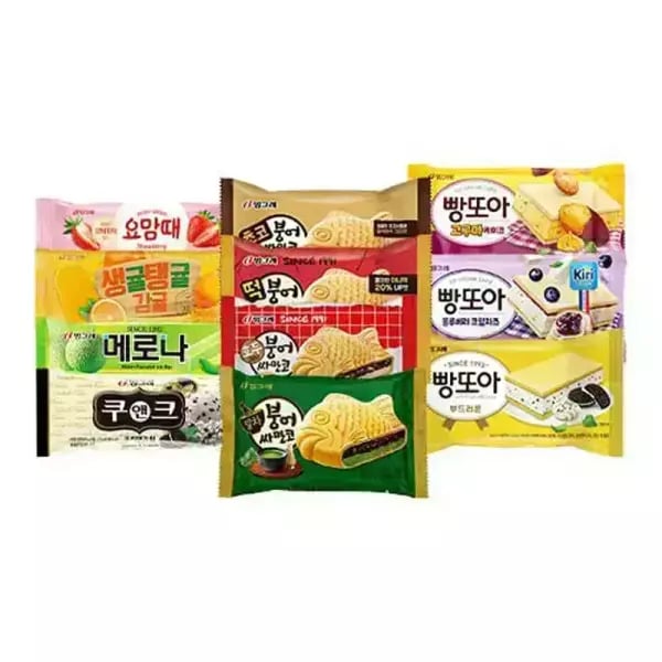 붕어싸만코, 빵또아 12개 + 바 아이스크림 20개