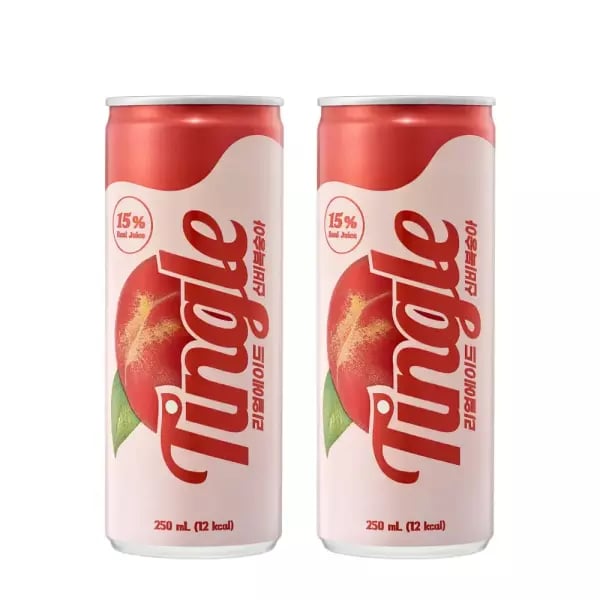 팅글 리얼에이드 신비복숭아 250mL X 48캔