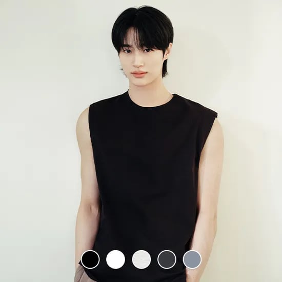 지오다노 크루넥 슬리브리스 티셔츠