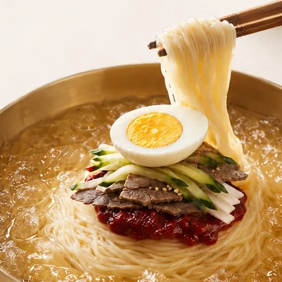 가야 밀면 3인분세트 개별포장면 3봉 밀면육수 3봉 x 2세트 총6인분