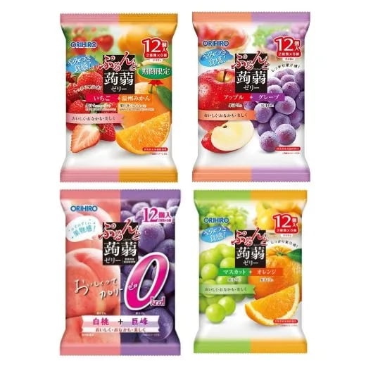 오리히로 곤약젤리 인기 맛 6개세트