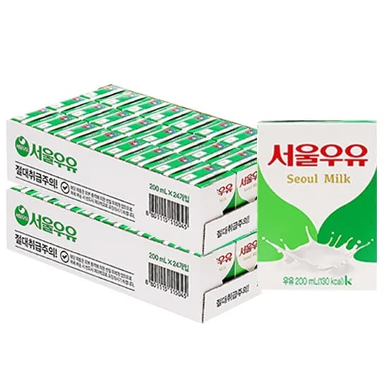 서울우유 멸균우유 200ml 48개 18,800원