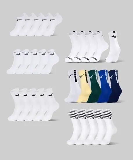 미즈노 쿠션/논쿠션 양말 5켤레