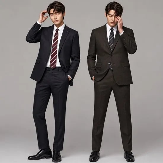 F/W 이태리 까노니코 수트 2 종 택 1 PJ2324