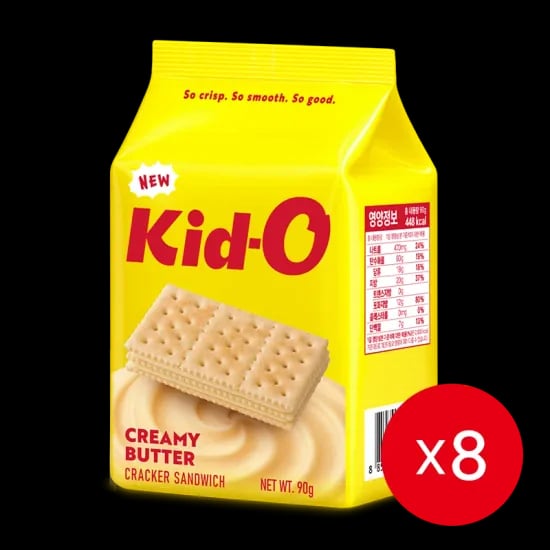 키도 크리미 버터 크래커 샌드위치 90g x 8개