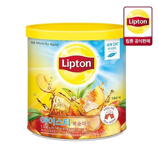 립톤 아이스티 믹스 복숭아맛 1.2kg 9,680원