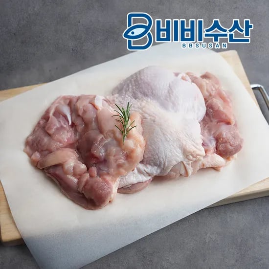 수입 닭정육 뼈없는 순살 닭다리살 2kg