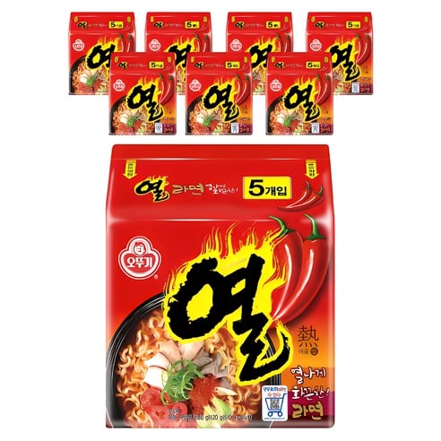 오뚜기 열라면 120g, 10개