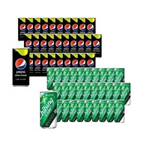 펩시제로 210ml 30캔 +사이다제로 210ml 30캔(유클)