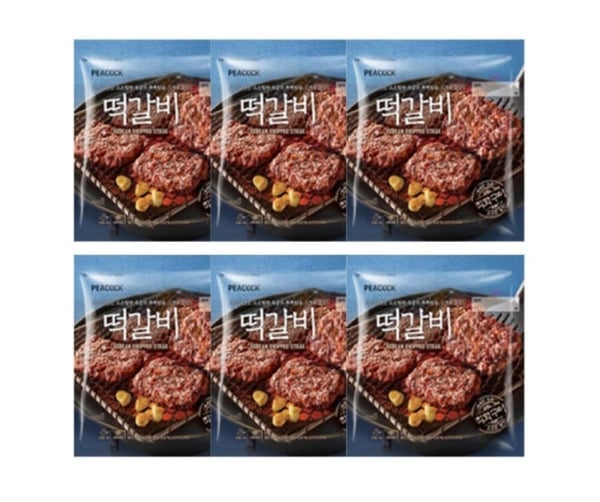 피코크 떡갈비 450g 6팩
